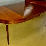 Louis XVI style table in cherry with 2 extensions