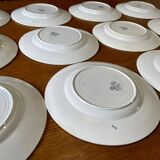 Set of 12 Saint Amand plates
