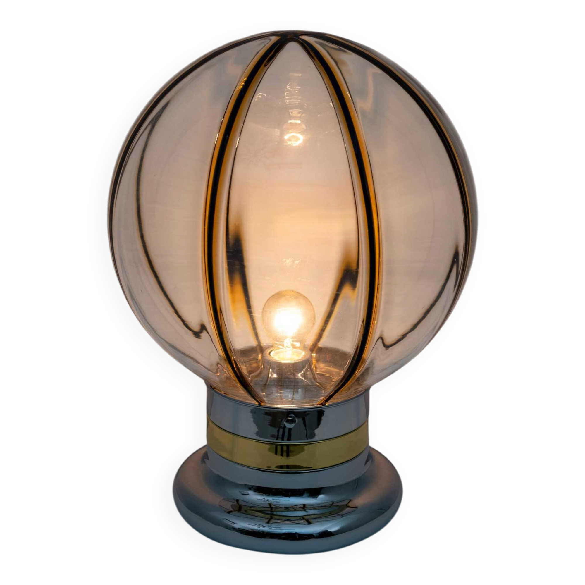 Toni Zuccheri Mid-Century Modern Italian Murano Glass Table Lamp, 1970s