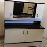 Bar cabinet / entrance furniture with a vintage 1970s mirror.