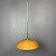 Set of 3 midcentury rattan bamboo pencil reed hanging pendants, Italy 1970s