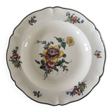 Grande Ancienne Assiette Creuse en Faïence Villeroy & Boch - 1562 - Pivoine