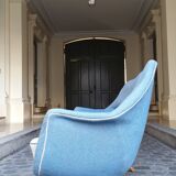 Sofa Sofa Arc curved EGG Scandinavian years 50-60