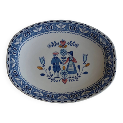 Plat ovale Johnson Brothers « Hearts & Flowers »