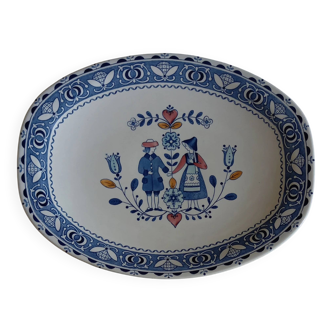 Oval plate Johnson Brothers "Hearts & Flowers"