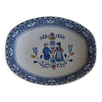 Oval plate Johnson Brothers "Hearts & Flowers"