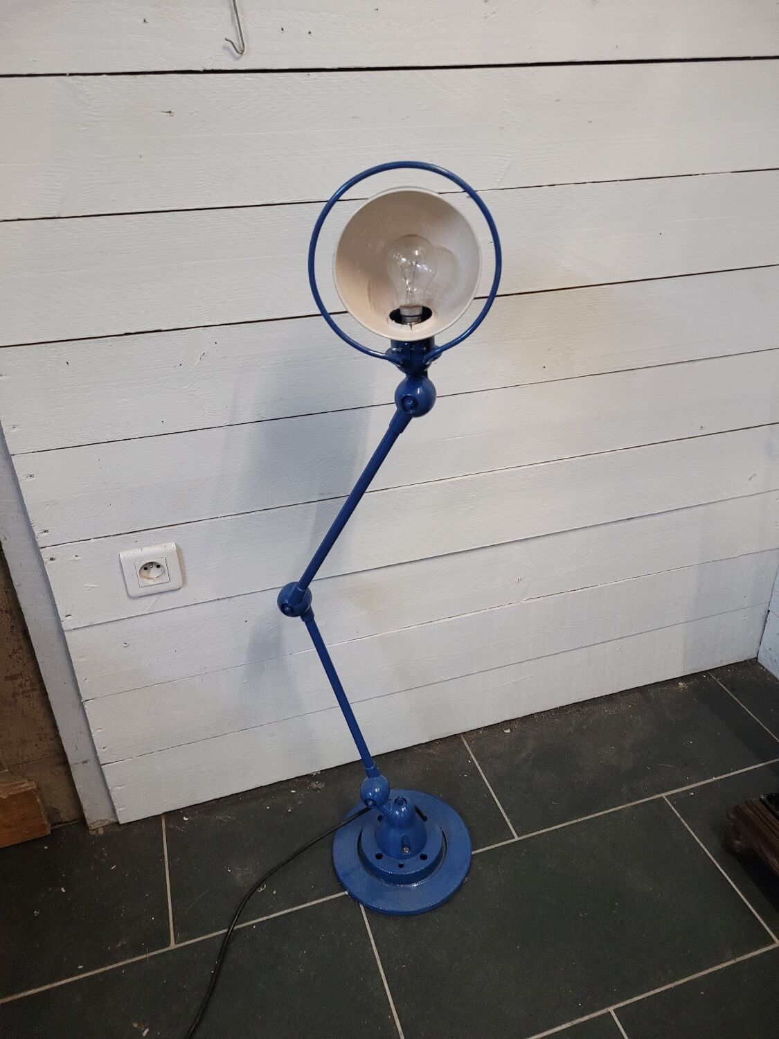 Old Jielde two-arm lamp