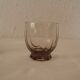 8 vintage smoked grey cup glasses