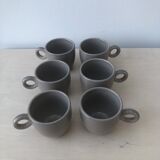 Tasses à café grises