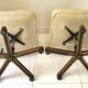 Deux fauteuils de bureau design 1960