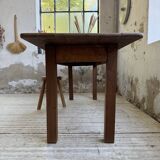 Walnut farmhouse table 2.10m from the 50s