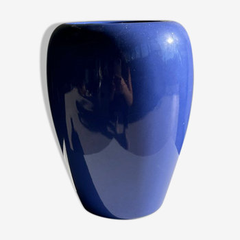 Vase moderne oblong bleu foncé / violet foncé H:19cm