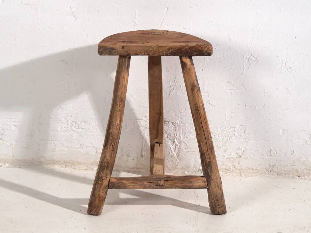 Ancient oriental stool (c.1900) #6