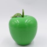 Vintage ice bucket in the shape of a green apple