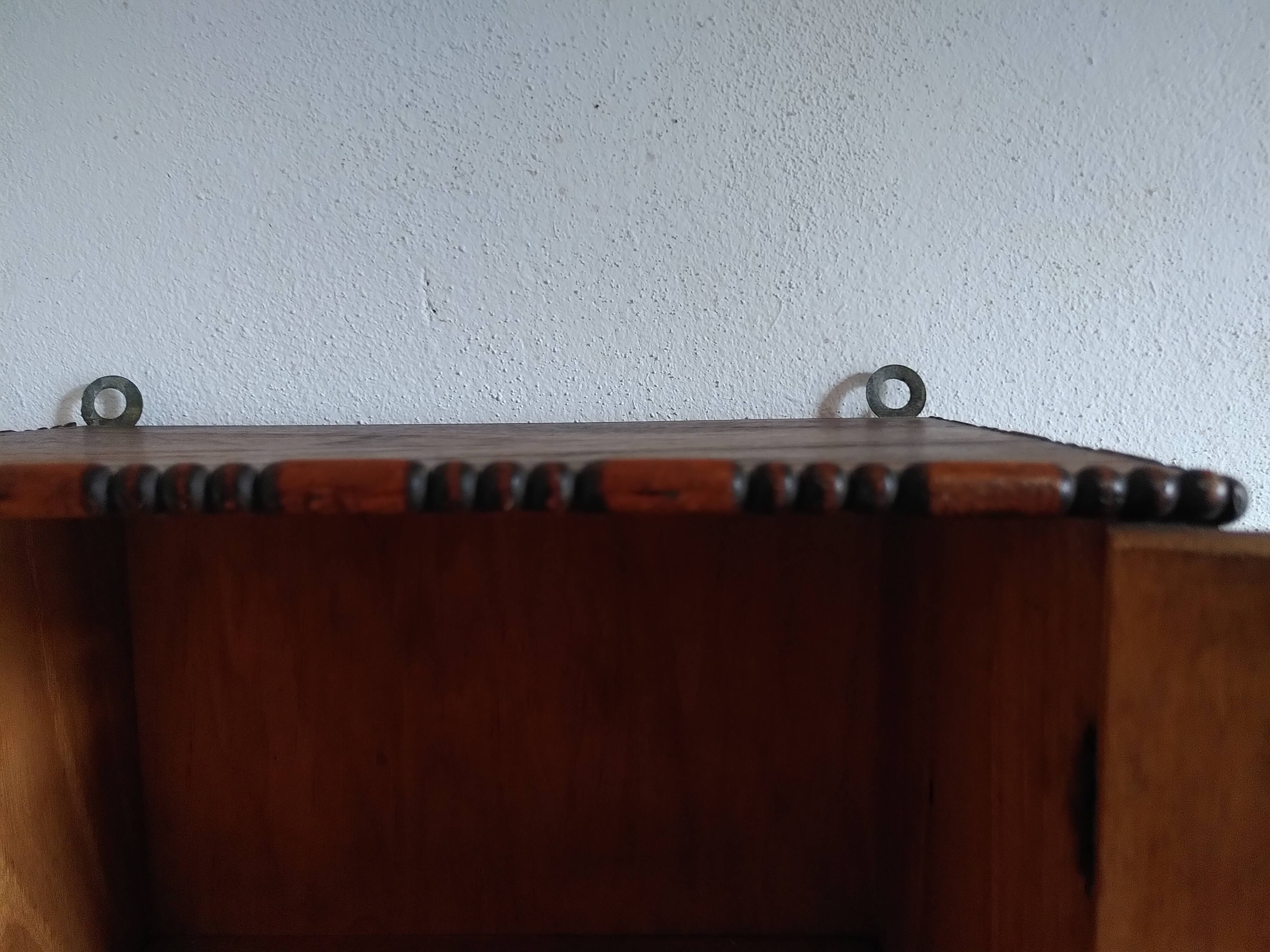 Medicine cabinet with beveled mirror