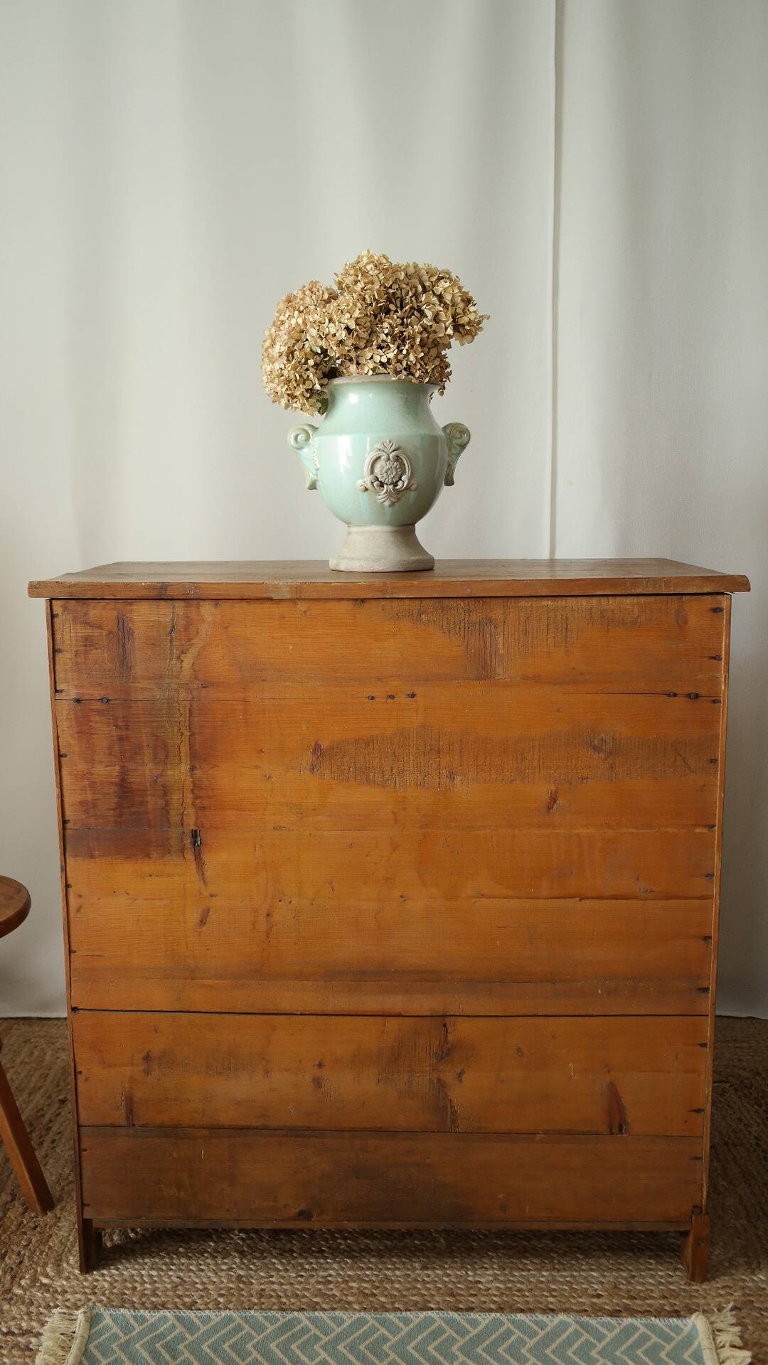 Parisian old waxed wood buffet