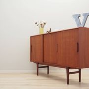 Enfilade en teck, design danois, années 1960, production : Danemark