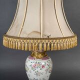 Porcelain Lamp by Samson, Famille Rose Style, 19th Century