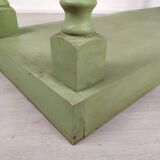 Green console table