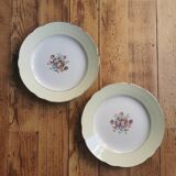 Mismatched vintage dinner plates