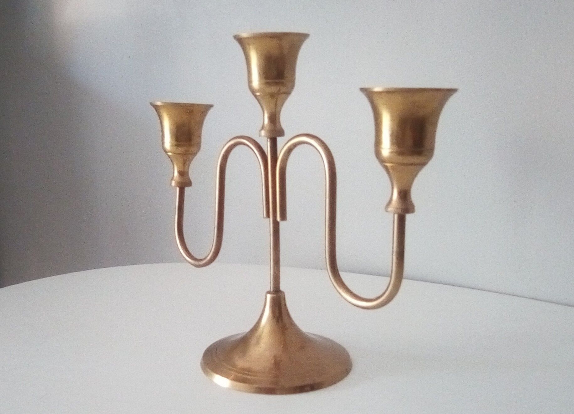 Golden brass chandelier 3 branches 50/60