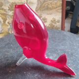 . Zoomorphic Fish Sculpture Vase Attributed to Blenko
