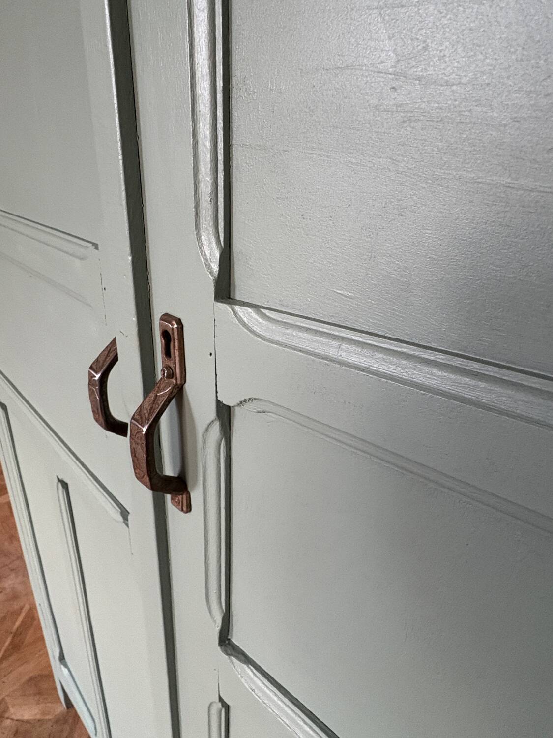 Armoire parisienne vert demoiselles