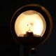 Vintage postmodernist metal and wood table lamp from the 1980s