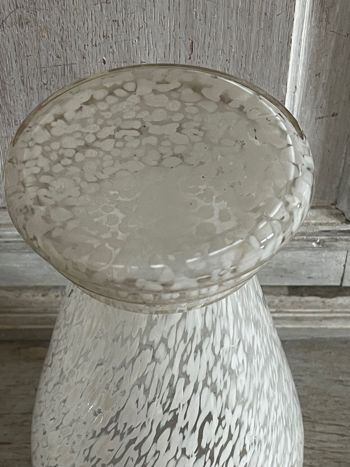 Vase in clichy glass art deco