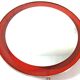 Miroir vintage rouge Mathieu Mategot des années cinquante avec lumière