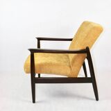 Fauteuil jaune GFM-64 attribué à Edmund Homa, 1970