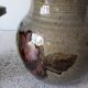 Le Rivet enamelled stoneware carafe and pot with herbarium motifs