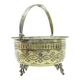 Eclectic sugar bowl, silver-plated brass, Germany, early 20th century