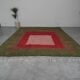 Authentic handwoven natural wool rug, size 200/300 cm.