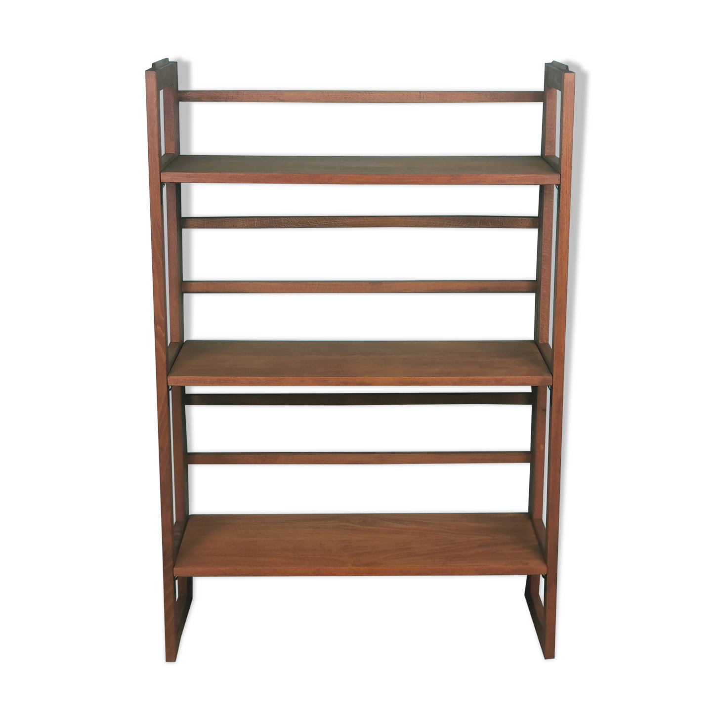 Folding bookcase shelf 50's