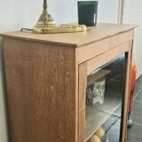 Oak display case from the early 20th century