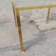 Vintage gold brass coffee table