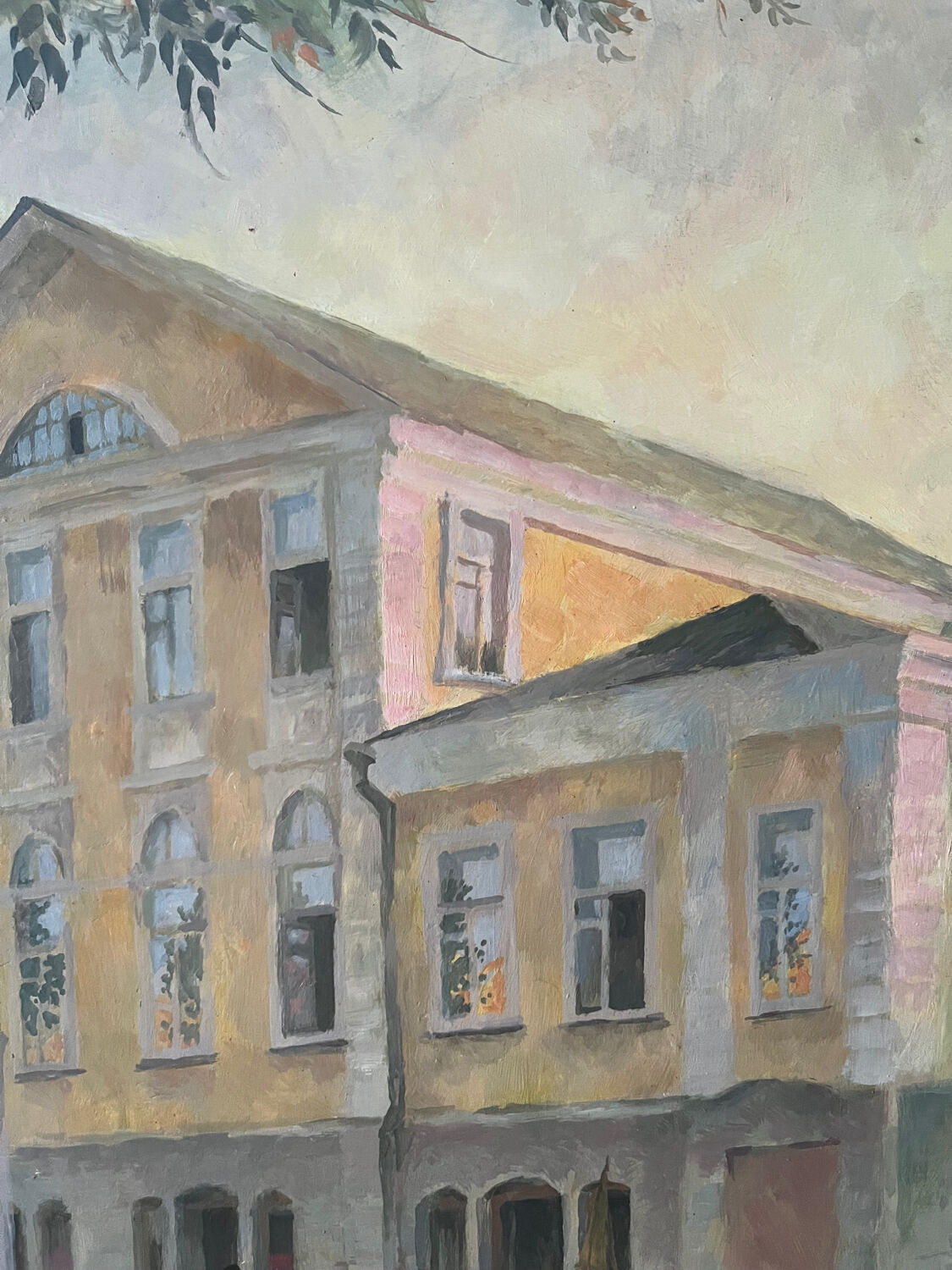 "The Tishashev House – Opochka" signed A. A. Yeremin