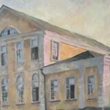 "The Tishashev House – Opochka" signed A. A. Yeremin