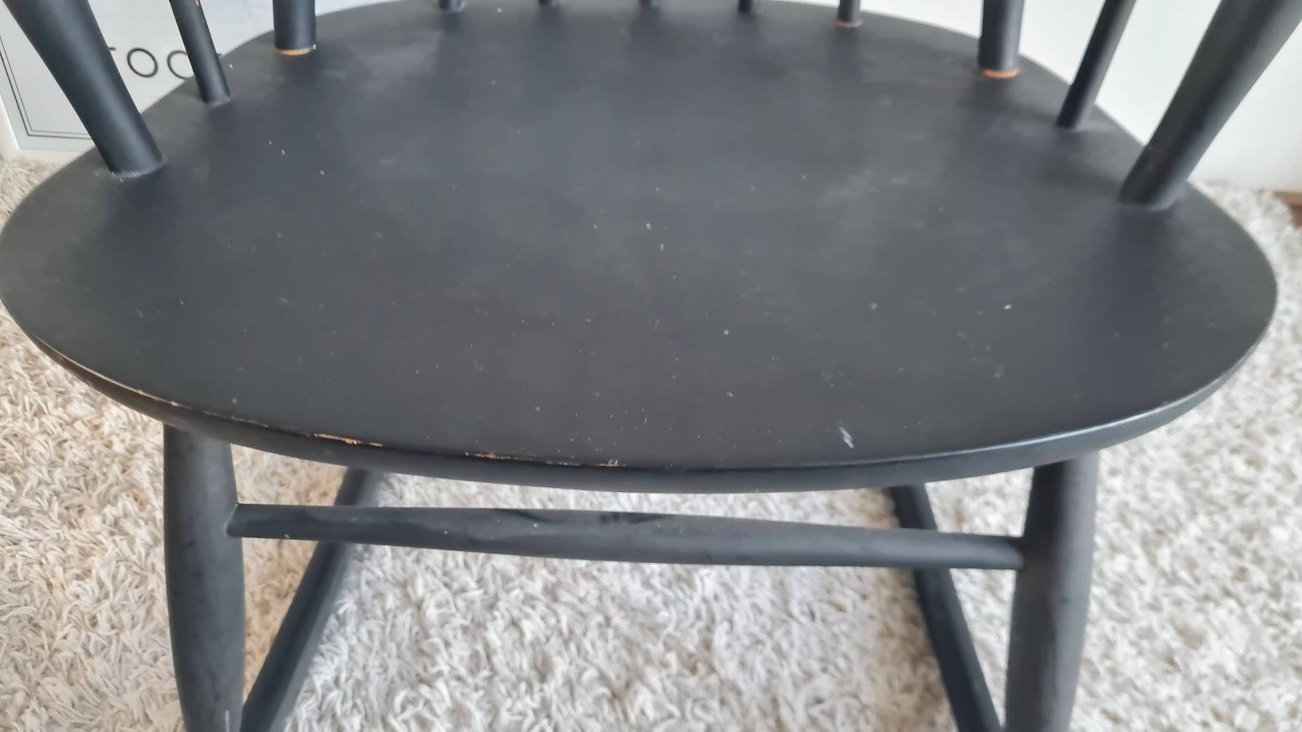 Scandinavian rocking chair from the 1960s.