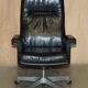 Vintage executive swivel office chair De Sede DS35 - mid-century leather