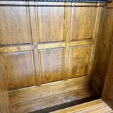 Frankfurt solid wood wardrobe geometric shape vintage wardrobe