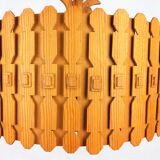Scandinavian vintage pine suspension 1960