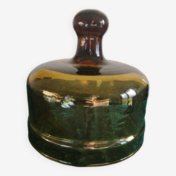 Brown smoked glass bell