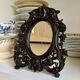 Napoleon III mirror in gutta-percha