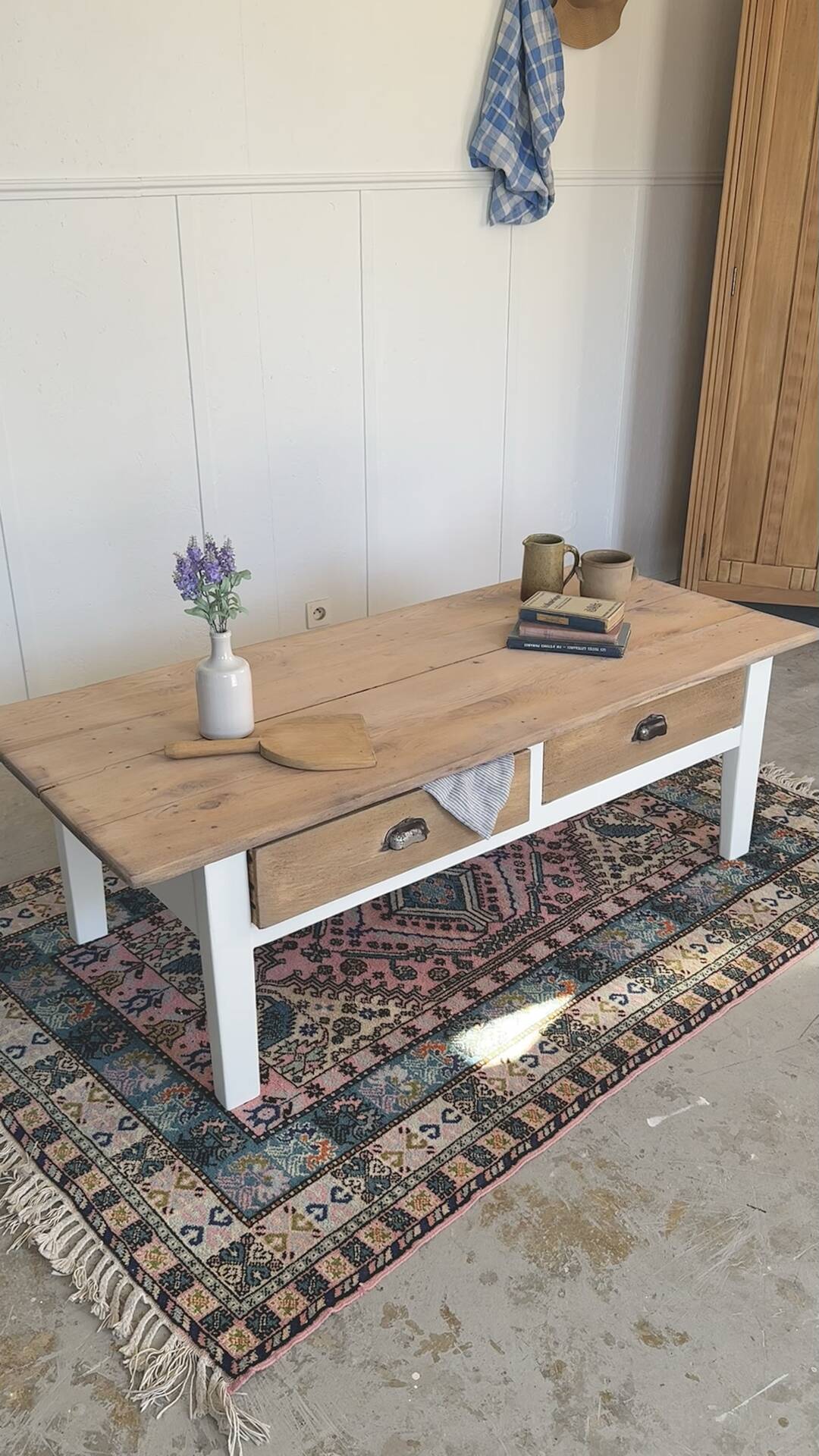 Table basse de ferme