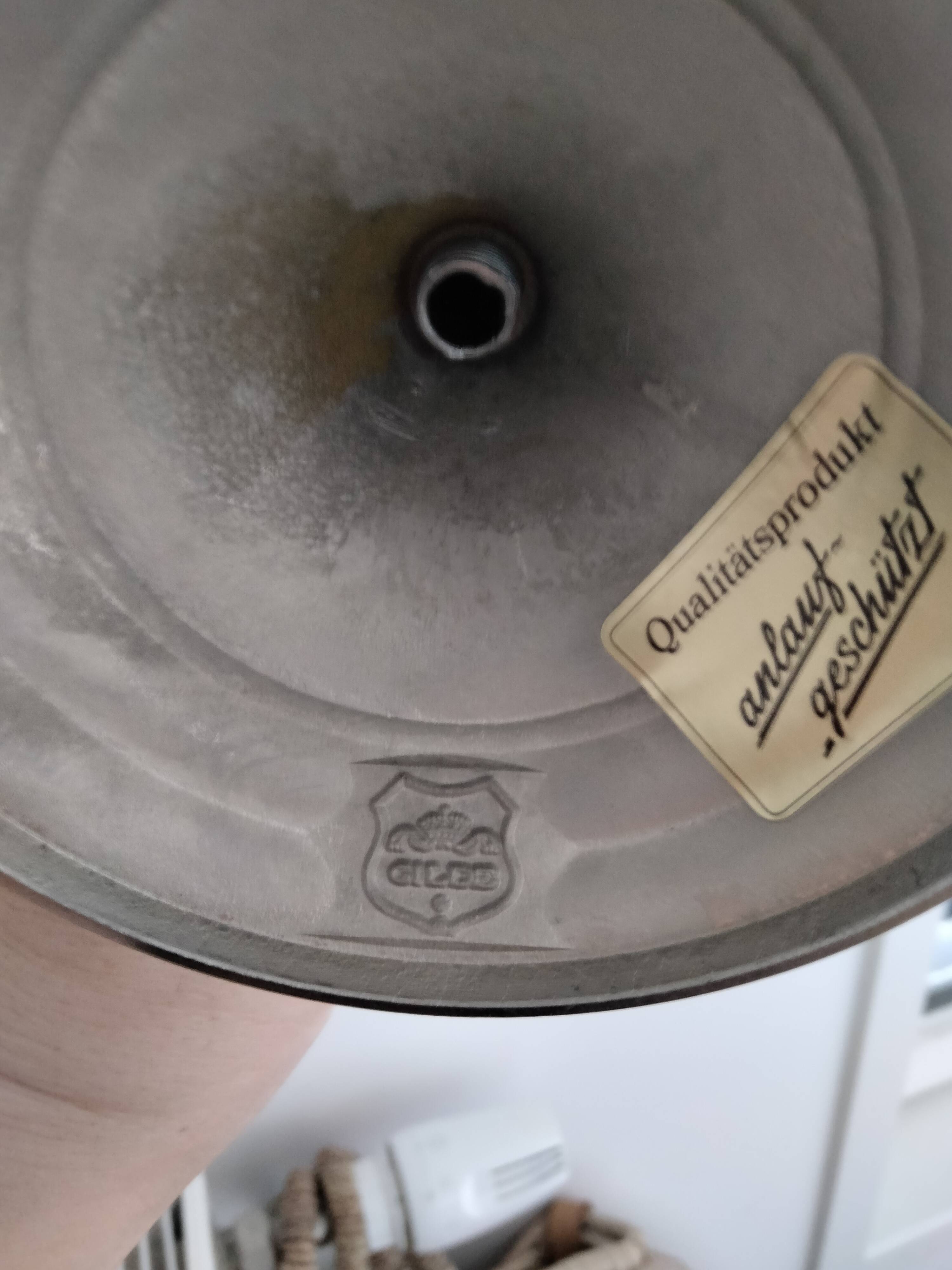 Gilde candle holder in chrome-plated brass