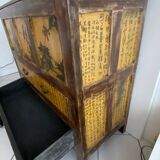 Antique chest of drawers with painted decor