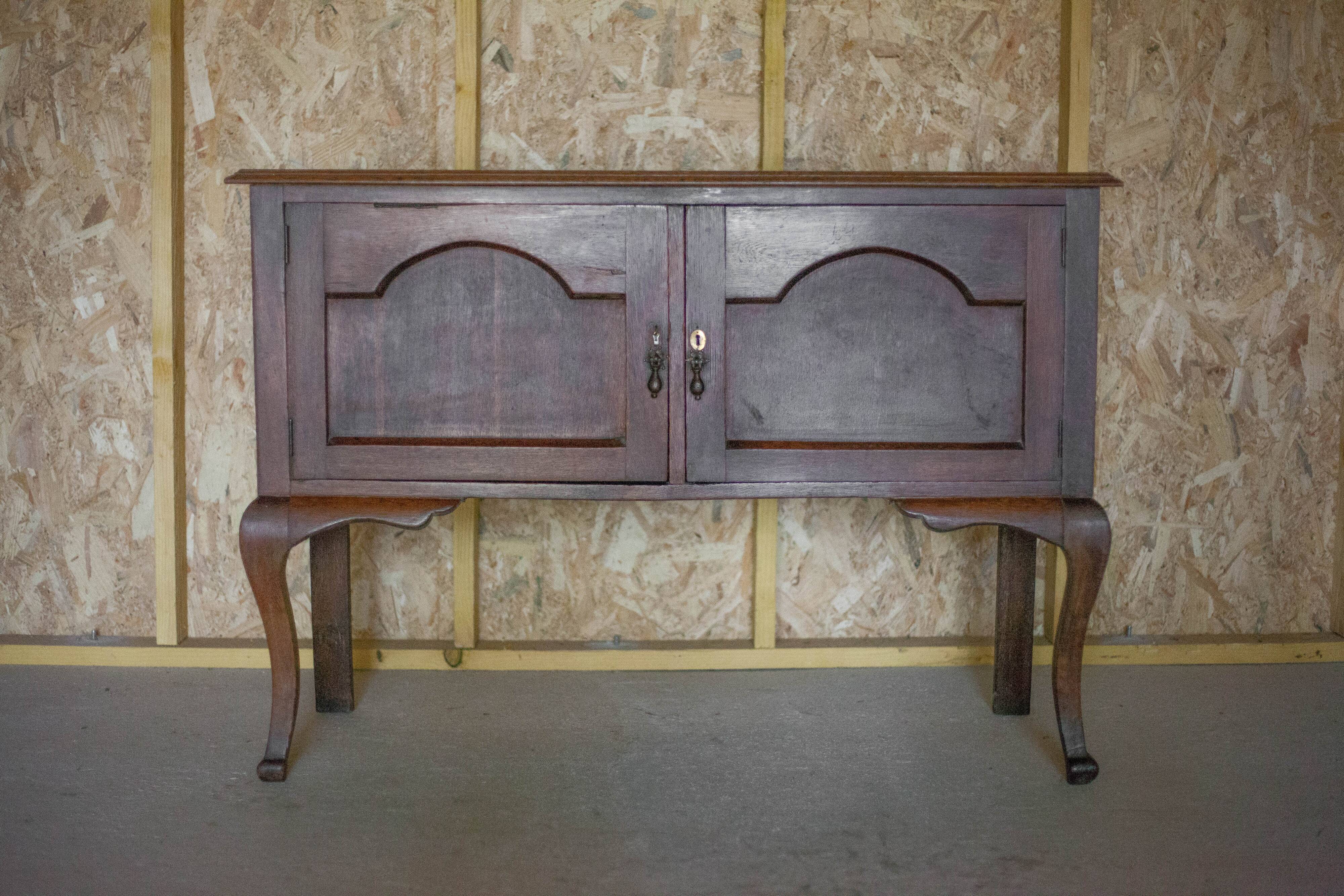 Buffet 2 portes, meuble bois, buffet sur pied, meuble de rangement vintage