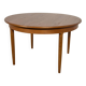 Mid-Century Round Teak Extendable Dining Table, United Knigdom, 1960s
